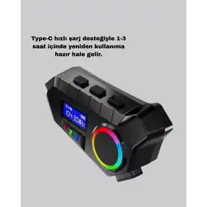 Kablosuz İnterkom ve Disk Kilidi Seti Bluetooth 5.4
