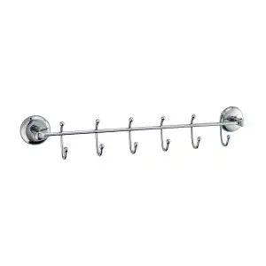Şık Tasarım 6 Kancalı Paslanmaz Metal Duvar Askılığı Mutfak Banyo İçin