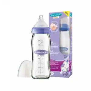 Şık Cam Biberon 240 ml Kapasite ile Bebekler için