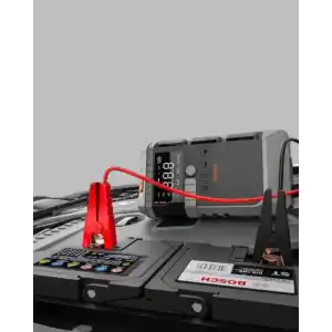 Taşınabilir Kompresör ve Akü Takviye Cihazı 4ü 1 Arada
