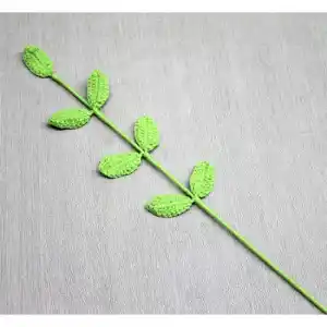 Dekoratif El Örgüsü Çiçek Dalı 42 cm Vazo Düzenleme