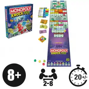 Eğlenceli Monopoly Knock Oyun Seti 1 Adet