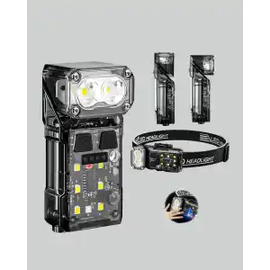 Fonksiyonel LED Far ve El Feneri 10 Saat Pil Ömrü