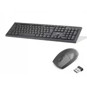 Multimedya Klavye Mouse Seti USB Siyah (Kablosuz Model)
