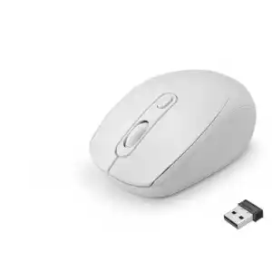 Kompakt Kablosuz Mouse 1600 Dpi Beyaz Laptop ve Masaüstü İçin