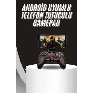 Bluetooth Oyun Kolu Kablosuz Gamepad Android Uyumlu