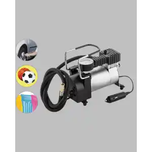 Güçlü Metal Oto Lastik Hava Kompresörü 140 PSI