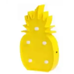Şık Ananas Gece Lambası 14x25 cm Pil İle Çalışan