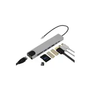 Kompakt USB-C Çoklu Port Hub Adaptörü
