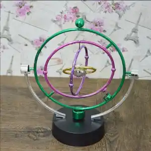 Modern Mıknatıslı Dönen Küre 22.5 cm Dekoratif Ürün