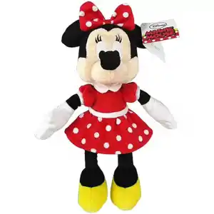 Peluş Kırmızı Elbiseli 25 cm Çocuk Oyuncağı (Minnie Model)