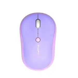 Şık Mor Kablosuz Mouse Ergonomik Tasarım ile