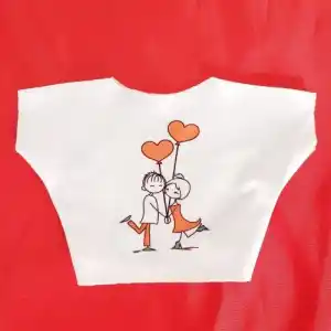 Baskılı Tişört 25-30 cm Peluş Oyuncaklar İçin