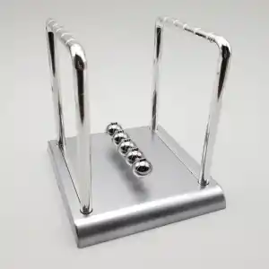 Şık Tasarımlı Gümüş Balans 14 cm Ofis Dekoru