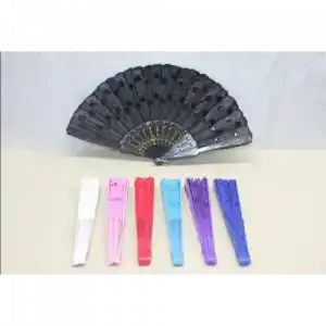 Katlanabilir Plastik Yelpaze 23x43 cm Seyahat ve Organizasyon