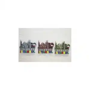 Hareketli İstanbul Temalı Sarkaçlı Magnet 7 cm