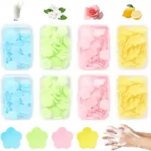 Pratik Çiçek Şeklinde Sihirli Sabun 10lu Set