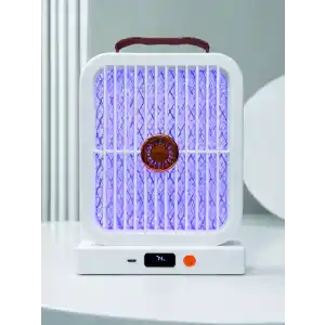 Şık Tasarımlı Şarjlı Sinek Kovucu Beyaz Renk 365 nm UV Işık