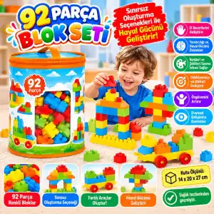 TCX 01254 Multi Blok Seti 92 Parça