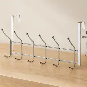 TCX 6 Kollu Krom Kapı Arkası Askı