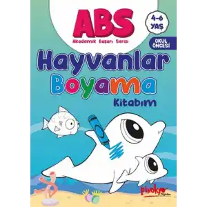TCX ABS 4-6 Yaş Hayvanlar Boyama Kitabım