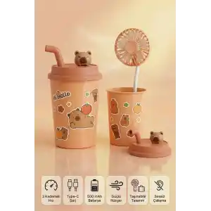 TCX Bardak Model Mini Ayıcıklı Fan