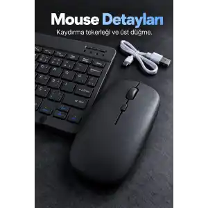 TCX Bluetooth Klavye Mouse Seti Türkçe Tuş Dizilimli Beyaz