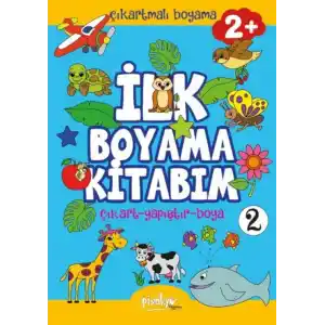 TCX Çıkartmalı İlk Boyama Kitabım 2+ Yaş-2
