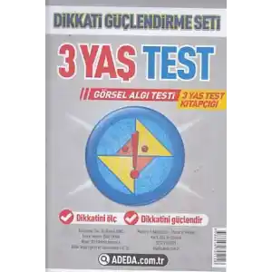 TCX Dikkati Güçlendirme Seti 3 Yaş Test
