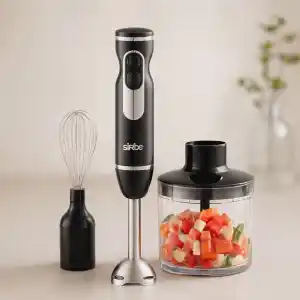 TCX El Blender Seti 700 ml Paslanmaz Çelik Bıçak 2 Hız