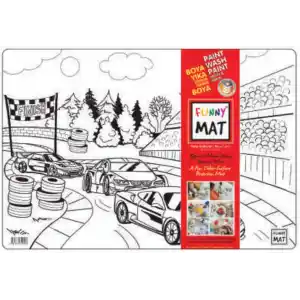 TCX Funny Mat - Yarış Arabaları 33,5x48cm