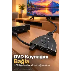 TCX HDMI Switch 2.0 ve 3D Format Destekli