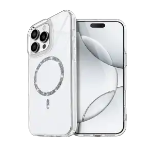 TCX  iPhone 14 Pro Max Live Diamond Magsafe Kapak - Şeffaf