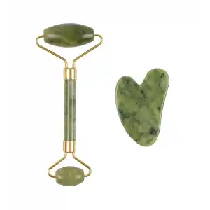 TCX JADE ROLLER GUA SHA TAŞI SETİ