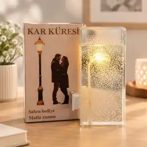 TCX Kar Küresi PVC Dekor Lamba
