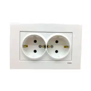 TCX KARRE 2Lİ TOPRAKLI PRİZ