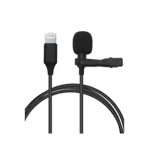 TCX Lightning 2 Metre Double Mikrofon - Siyah