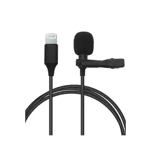 TCX Lightning 2 Metre Double Mikrofon - Siyah