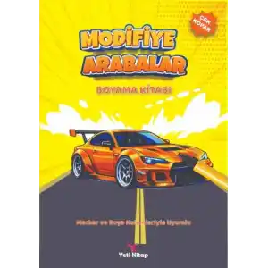 TCX Modifiye Arabalar Boyama Kitabı