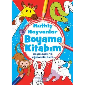 TCX Müthiş Hayvanlar Boyama Kitabım