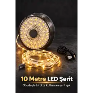 TCX Şarjlı Kamp Lambası ve Çok Modlu LED Şerit Işık