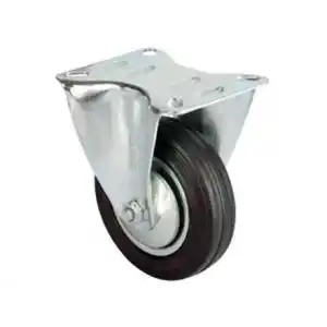 TCX Servis Tekeri - Tablalı Siyah Sabit - Çap 100 Mm