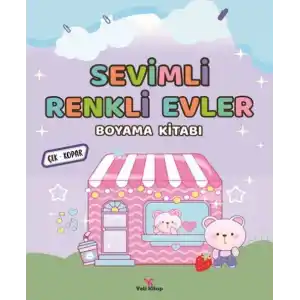 TCX Sevimli Renkli Evler Boyama Kitabı
