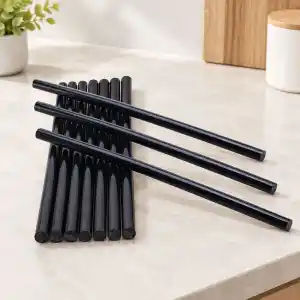 TCX Siyah Kalın Silikon Mum 32li
