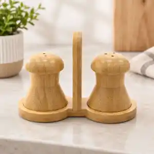 TCX Stantlı Bambu Tuzluk