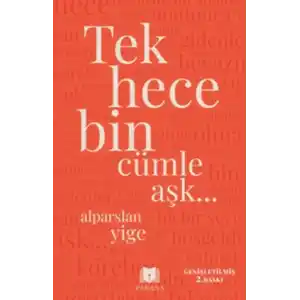 TCX Tek Hece Bin Cümle Aşk…