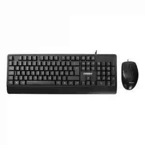 Ergonomik Q Klavye ve 1200 DPI Mouse Seti