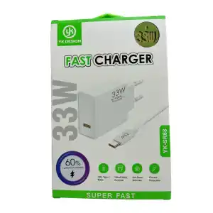 Hızlı Şarj Aleti 33W USB Type-C Akıllı Telefonlar ve Tabletler için