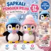 Şirin Şapkalı Penguen Peluş 27 cm Çocuklar İçin