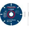 Bosch 1x EXPERT Carbide Multi Wheel Kesici Diskler (Sert ahşap, Çivili ahşap, Plastik, Alçıpan panel, Ø 125 mm, Aksesuar Küçük Avuç Taşlama Makinesi)